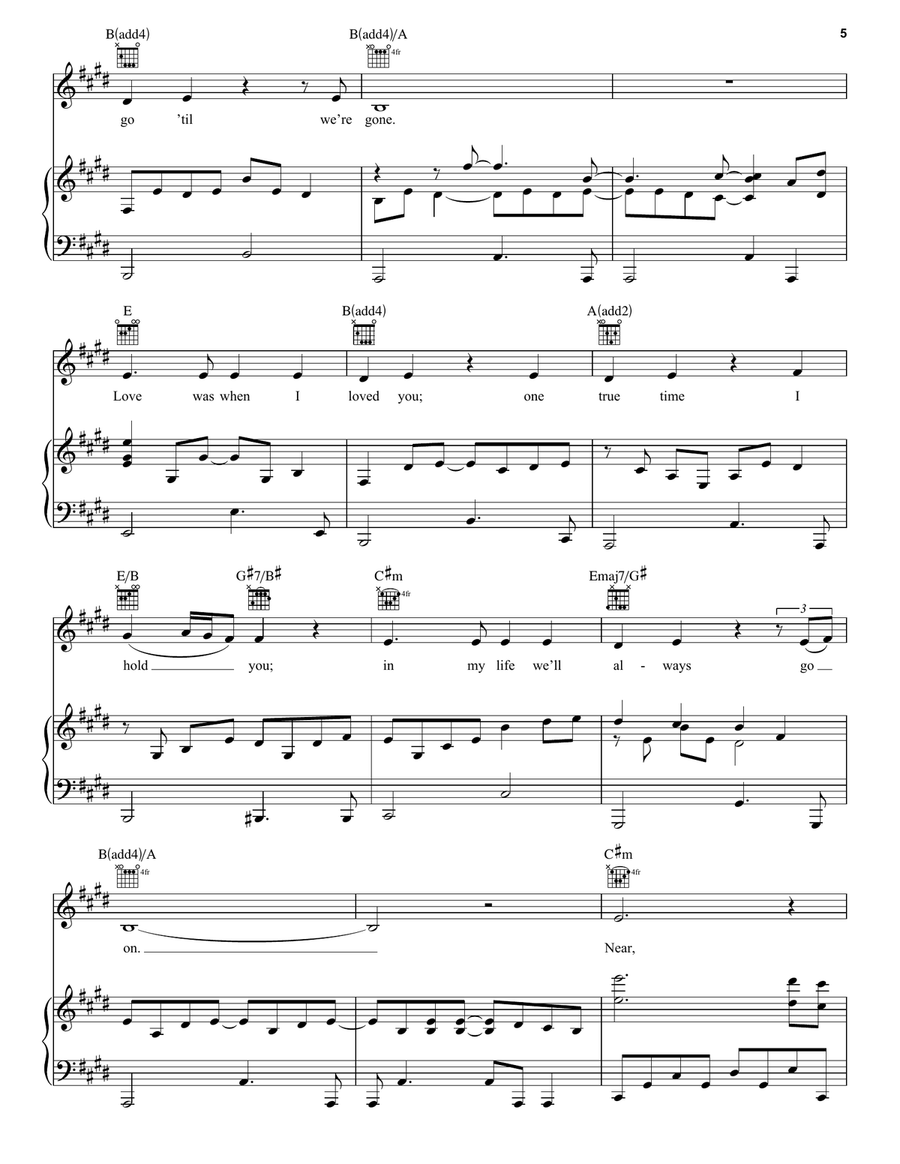 My Heart Will Go On (Love Theme From 'Titanic') Piano, Vocal scores gallery preview page 5