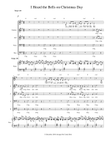 I Heard the Bells on Christmas Day SATB and Piano