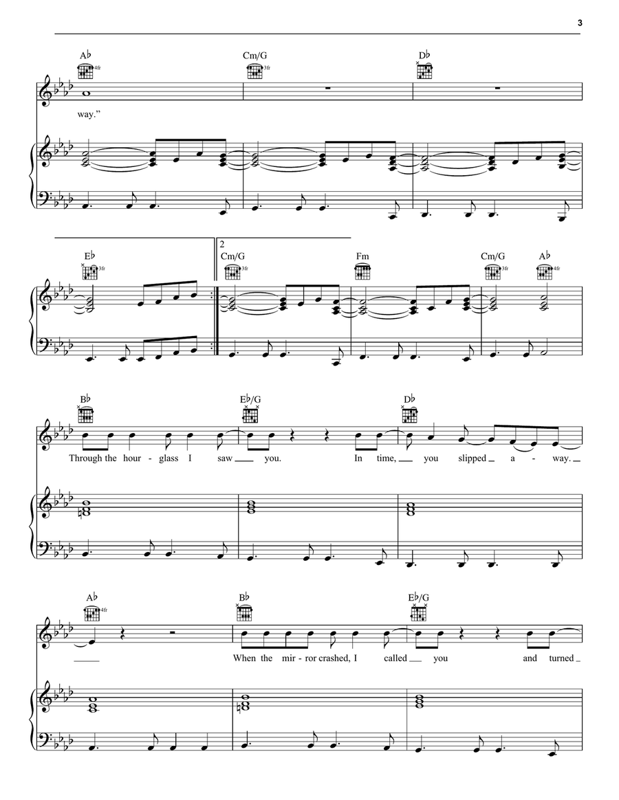 Take My Breath Away (Love Theme) (from Top Gun) Piano, Vocal scores gallery preview page 3