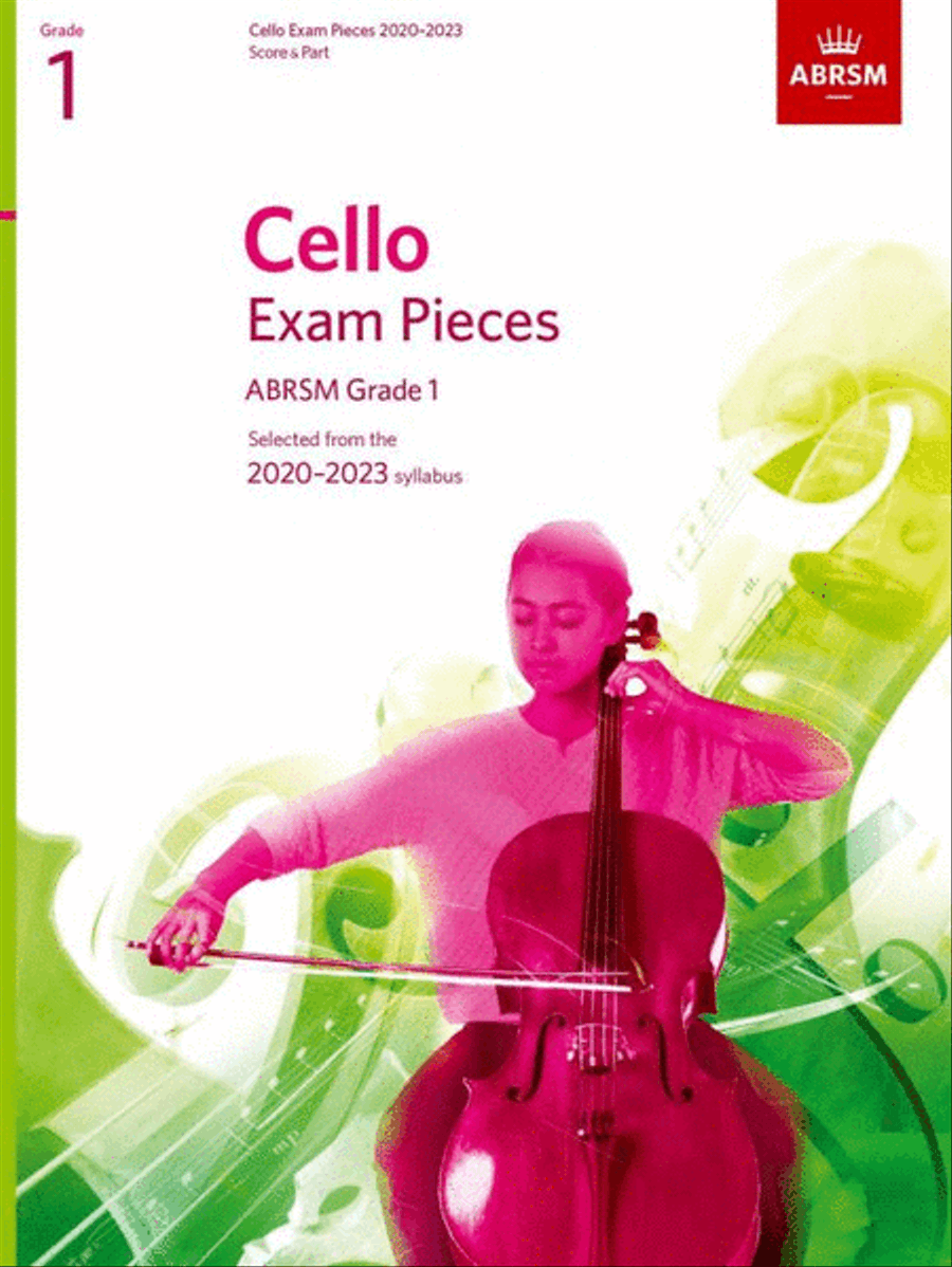 Cello Exam Pieces 2020-2023, ABRSM Grade 1, Score & Part Piano Accompaniment scores gallery preview page 1