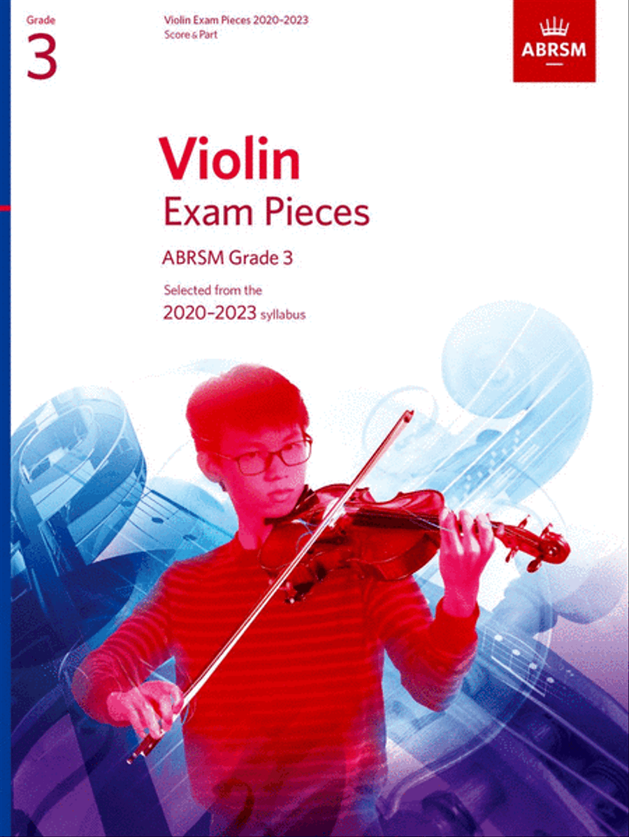 Violin Exam Pieces 2020-2023, ABRSM Grade 3, Score & Part Violin Solo scores gallery preview page 1