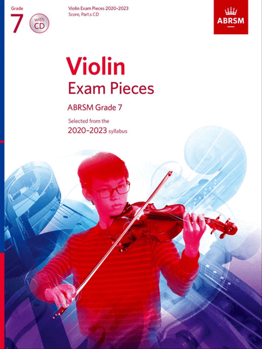Violin Exam Pieces 2020-2023, ABRSM Grade 7, Score, Part & CD Violin Solo scores gallery preview page 1