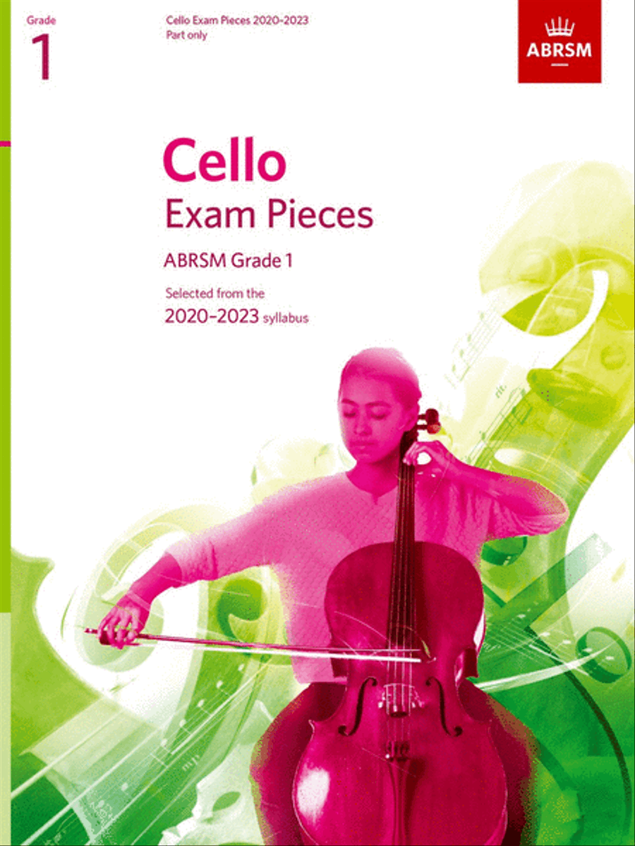 Cello Exam Pieces 2020-2023, ABRSM Grade 1, Part Piano Accompaniment scores gallery preview page 1