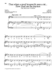 Thus when A good housewife sees a rat...How cruel are the traytors (from The Beggar's Opera)