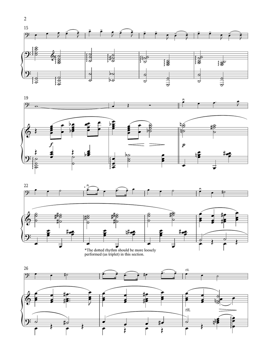 Ol' Man River (from Show Boat) Piano scores gallery preview page 2