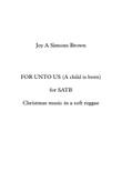 For Unto Us (a child is born)
