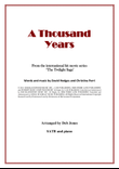 A Thousand Years