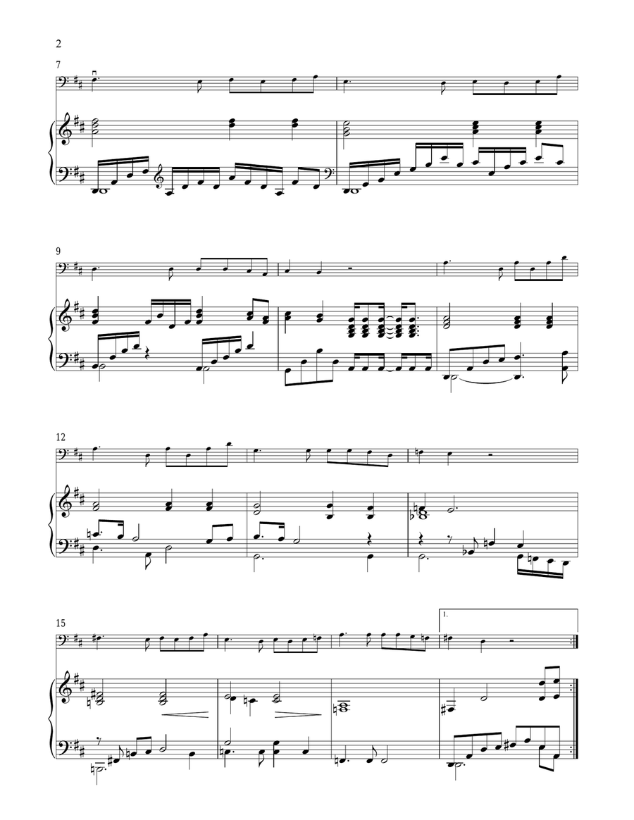 Unexpected Song (from Song & Dance) Piano scores gallery preview page 2