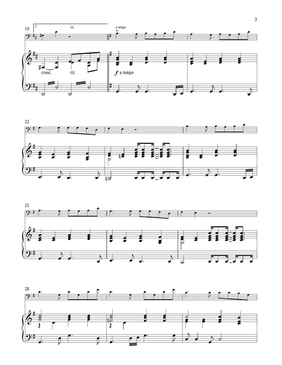 Unexpected Song (from Song & Dance) Piano scores gallery preview page 3