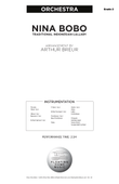 Nina Bobo - A Traditional Indonesian Lullaby - Orchestra Score & Parts