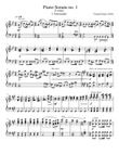 Piano Sonata no. 1: G minor. 1st Movement: Scherzando
