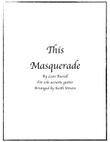 This Masquerade