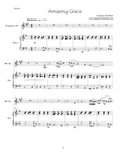 Amazing Grace for Bb Trumpet and Piano