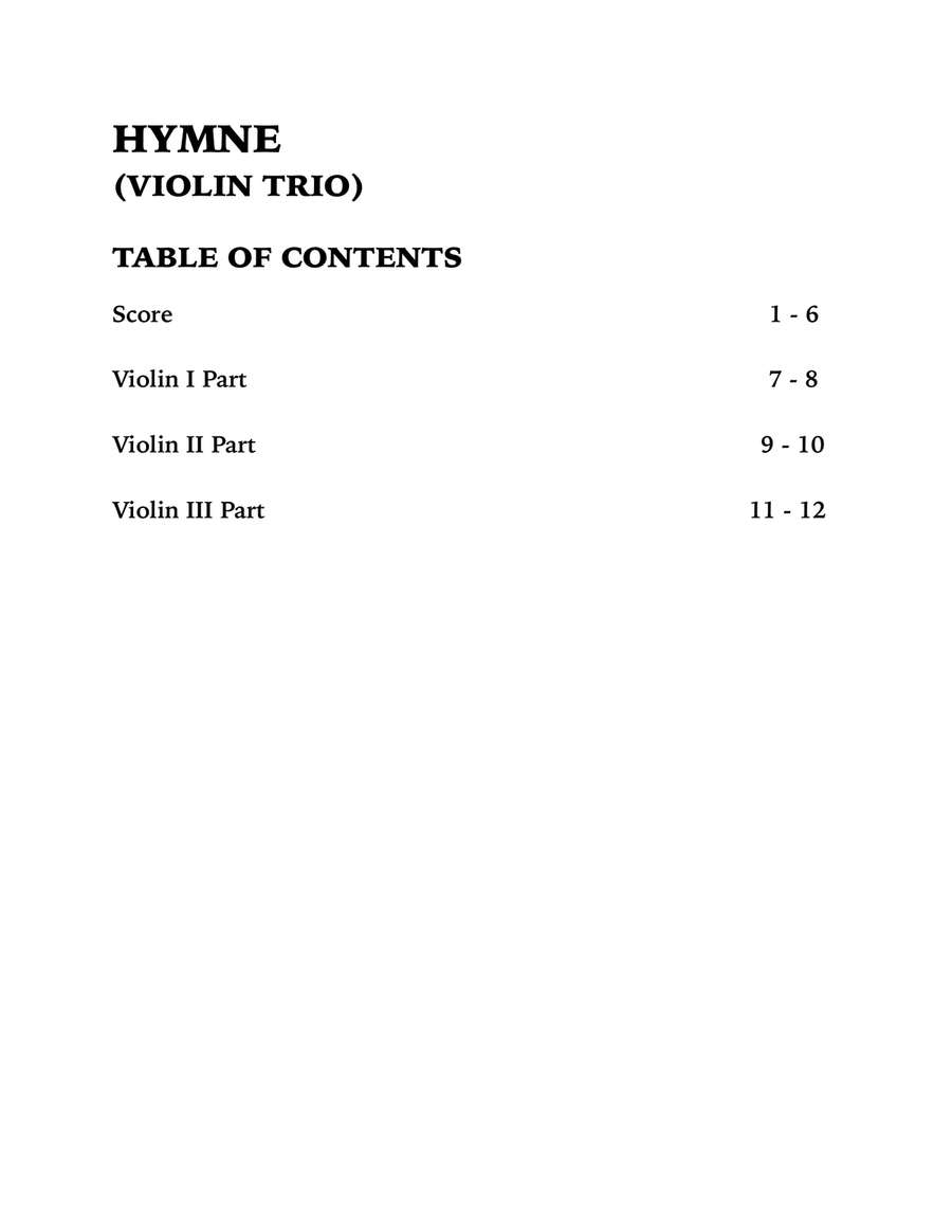 Hymne String Orchestra scores gallery preview page 4