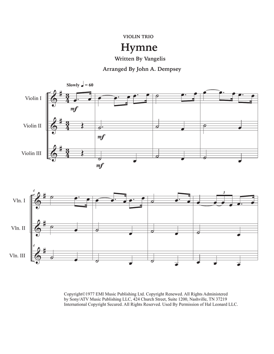 Hymne String Orchestra scores gallery preview page 5