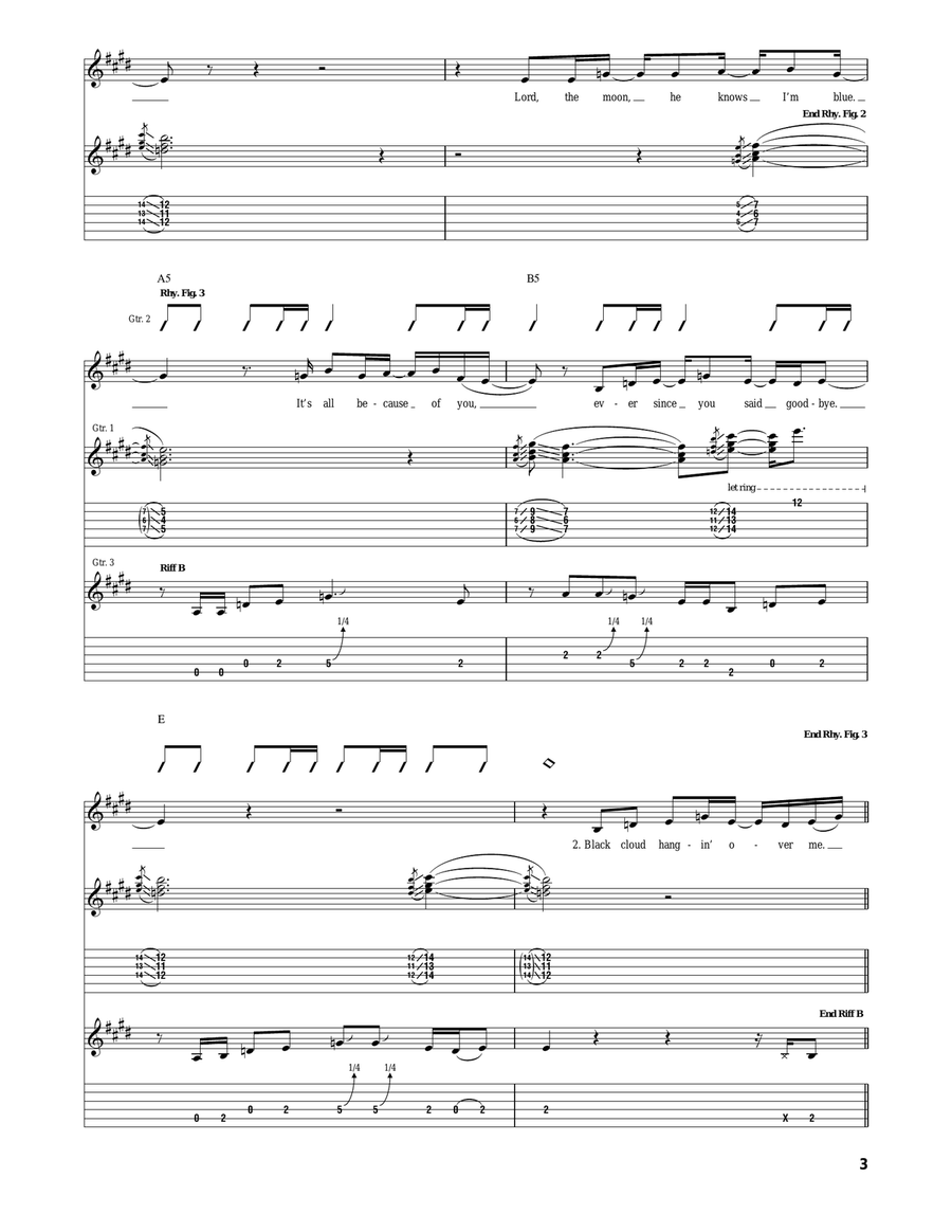 Since You Said Goodbye Since You Said Goodbye Electric Guitar scores gallery preview page 3