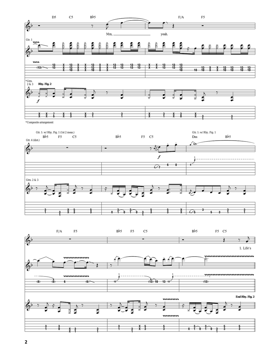 Life Is A Highway (from Cars) Acoustic Guitar scores gallery preview page 2
