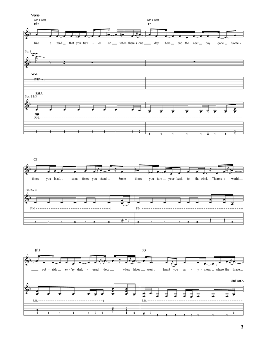 Life Is A Highway (from Cars) Acoustic Guitar scores gallery preview page 3