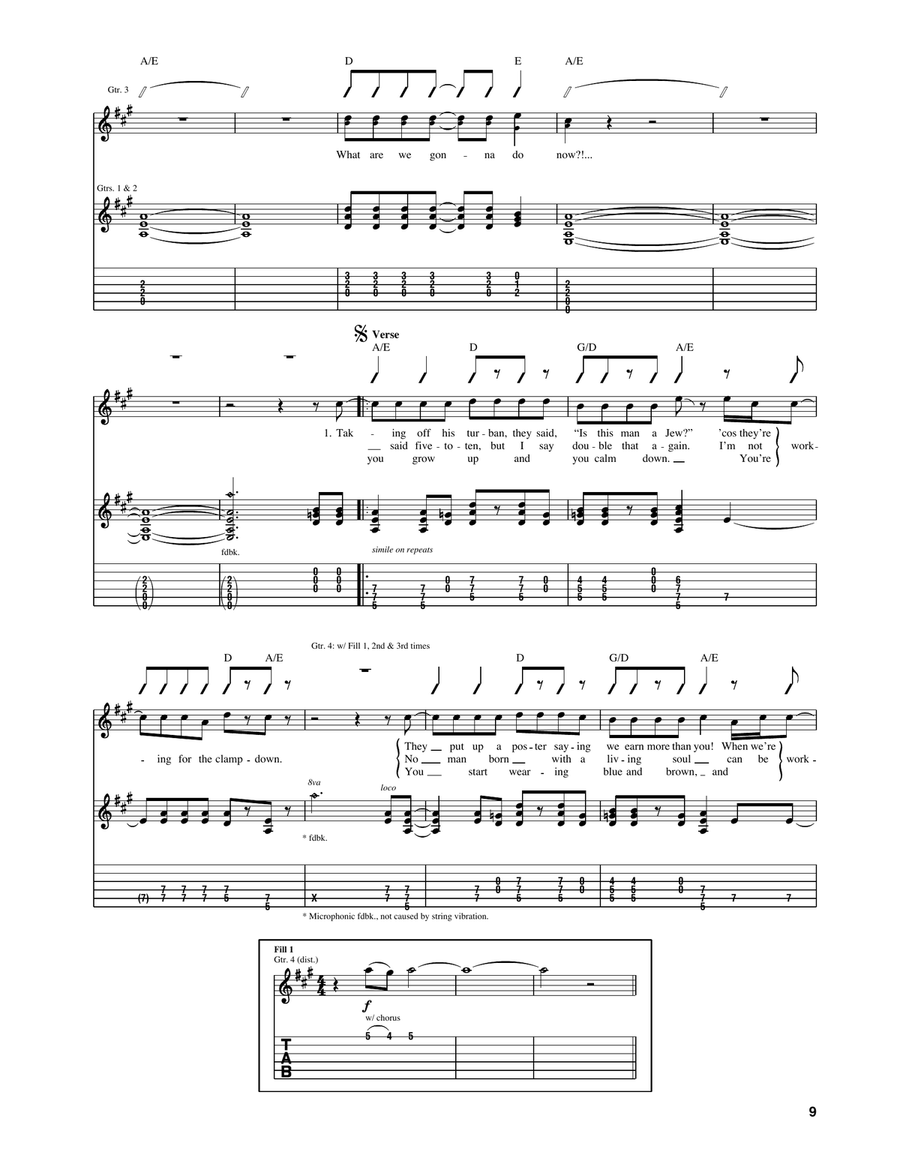 Clampdown Clampdown Electric Guitar scores gallery preview page 2