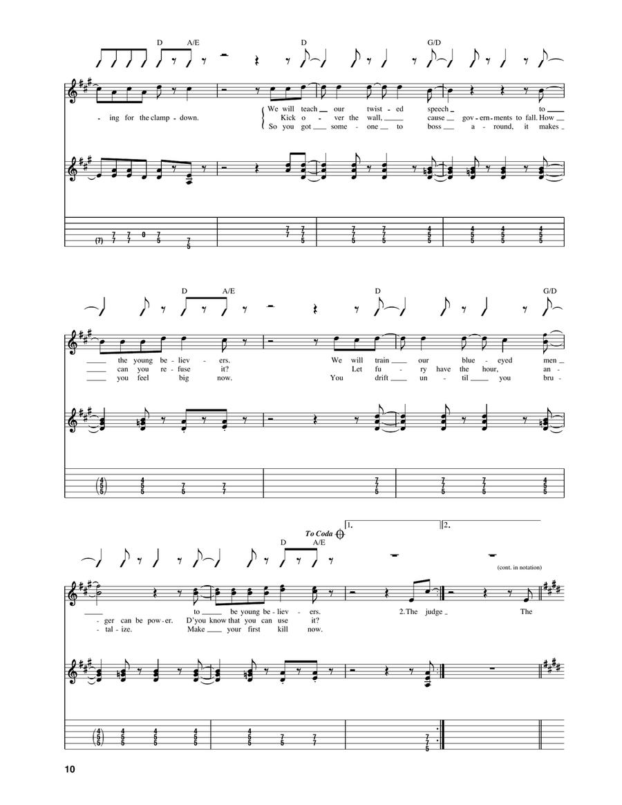 Clampdown Clampdown Electric Guitar scores gallery preview page 3