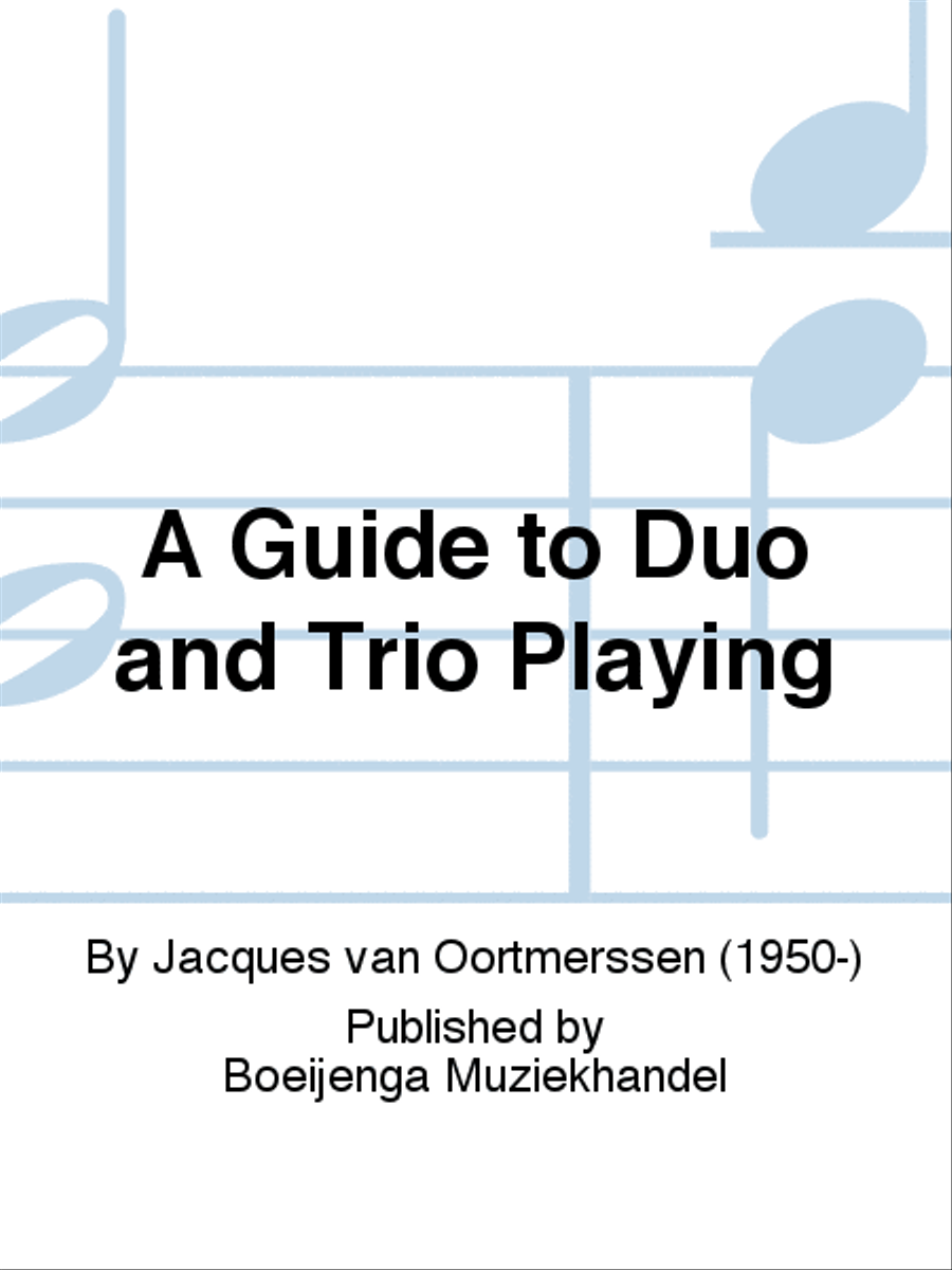 A Guide to Duo and Trio Playing Organ scores gallery preview page 1