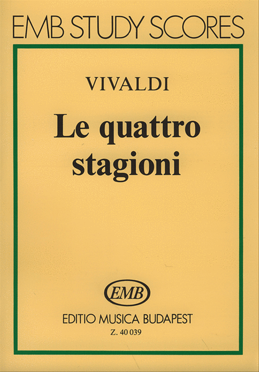 Le quattro stagioni op. 8 Violin scores gallery preview page 1