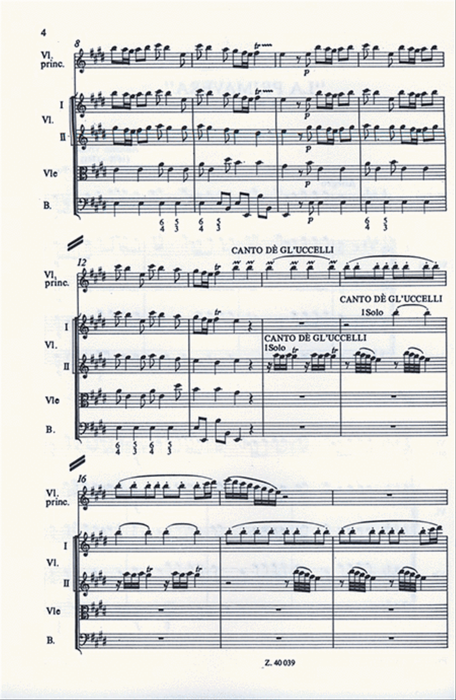 Le quattro stagioni op. 8 Violin scores gallery preview page 3