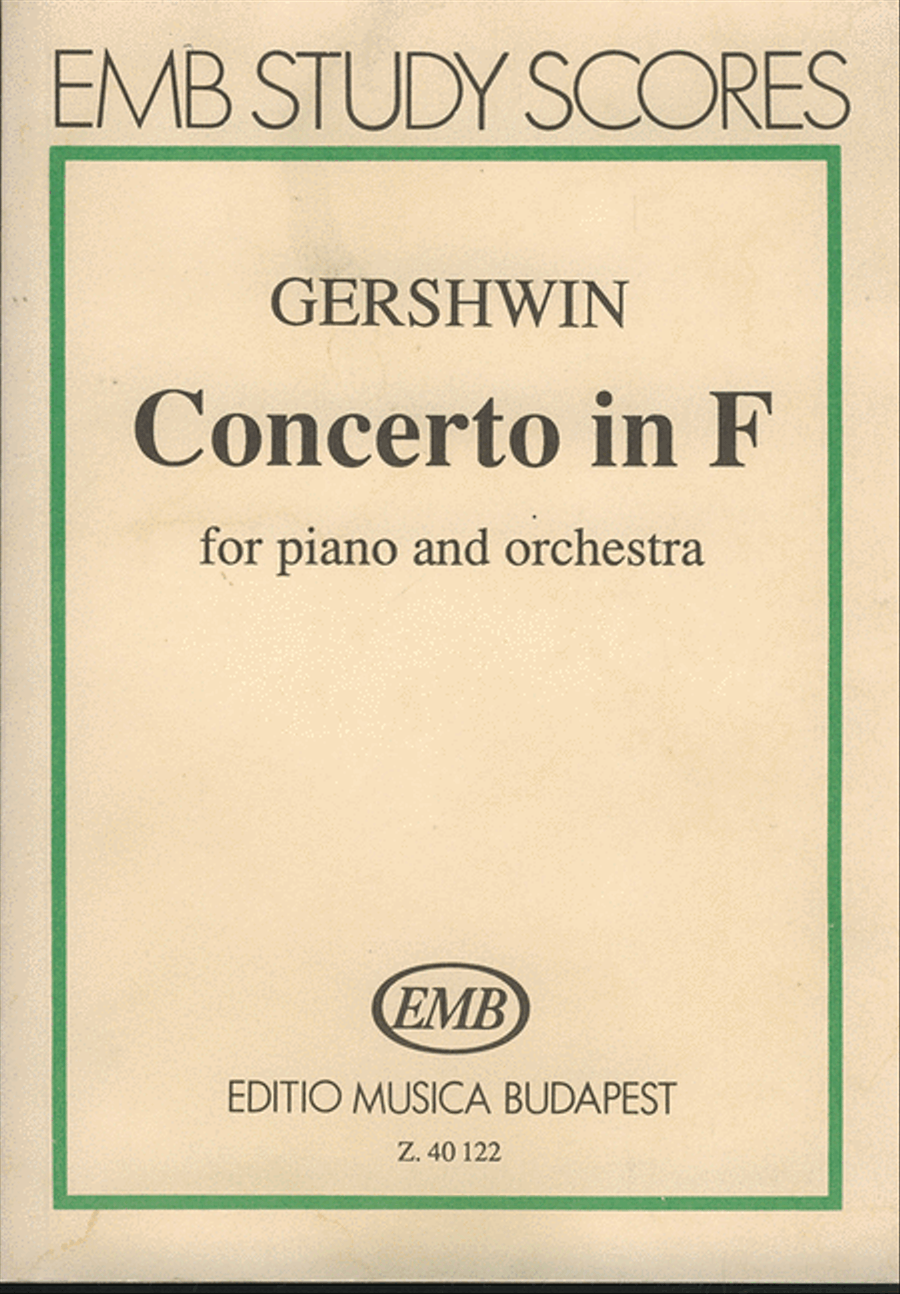 Concerto in F Orchestra scores gallery preview page 1