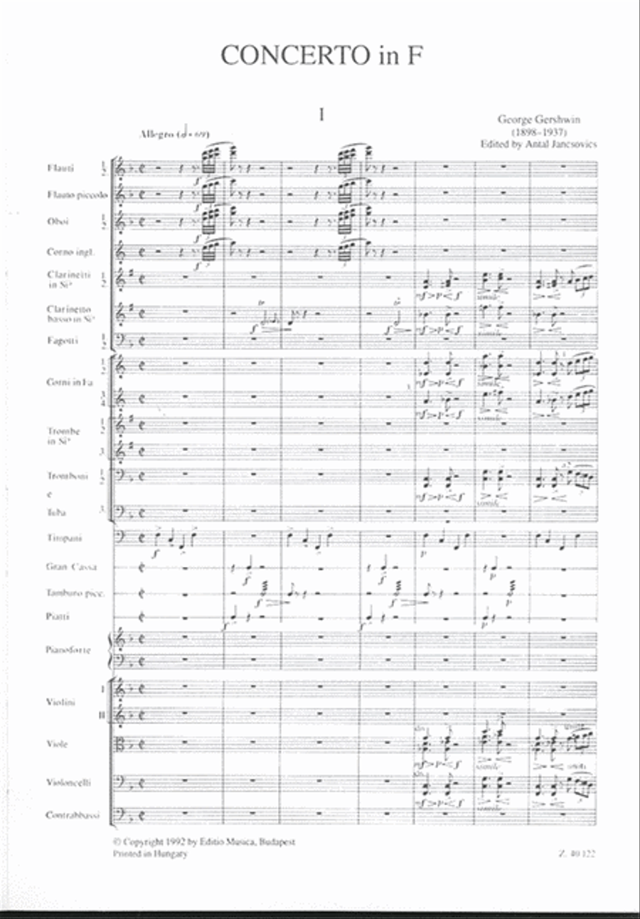 Concerto in F Orchestra scores gallery preview page 2