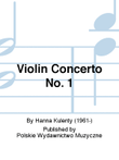 Violin Concerto No. 1
