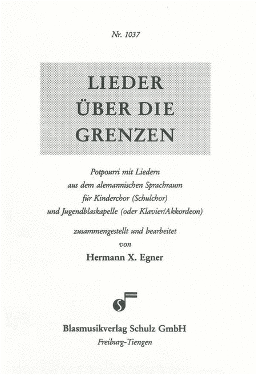Lieder Über Die Grenzen Choir scores gallery preview page 1