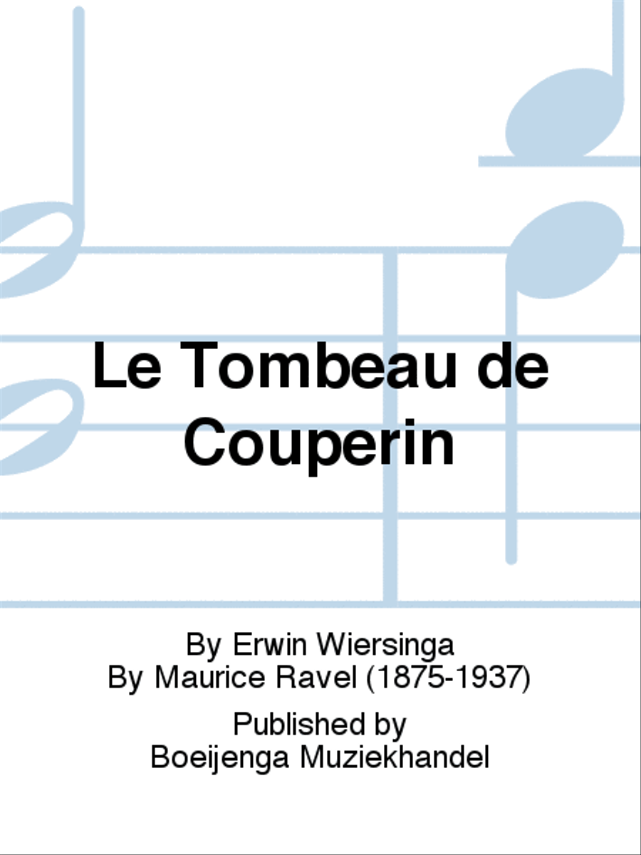 Le Tombeau de Couperin Organ scores gallery preview page 1