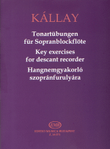 Tonartübungen für Sopranblockflöte