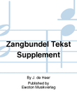 Zangbundel Tekst Supplement