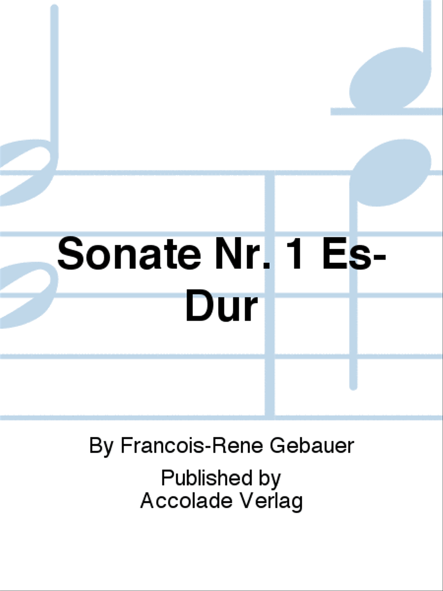 Sonate Nr. 1 Es-Dur Bassoon Solo scores gallery preview page 1