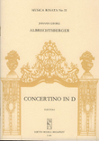 Concertino in D (1769) MR 21 per trombula (flauto)
