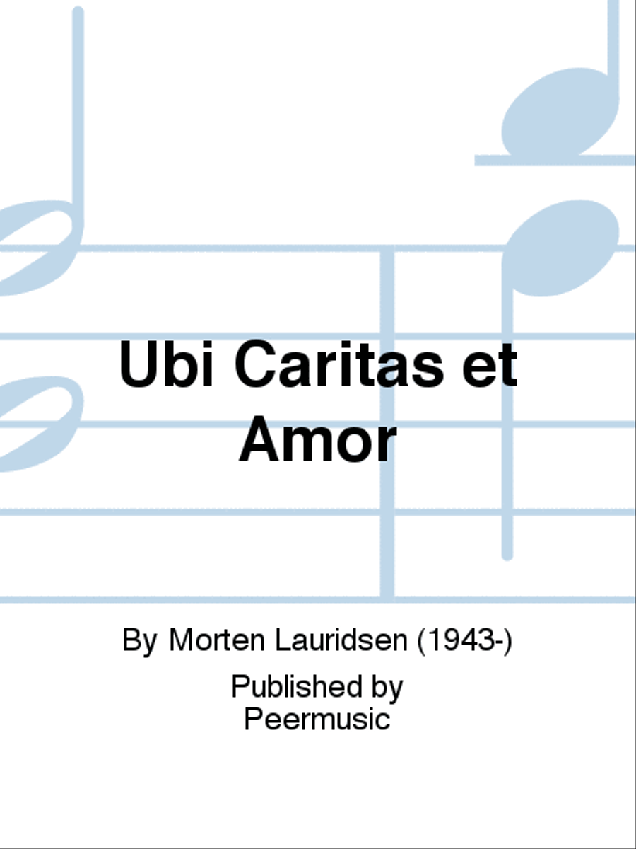 Ubi Caritas et Amor 4-Part scores gallery preview page 1