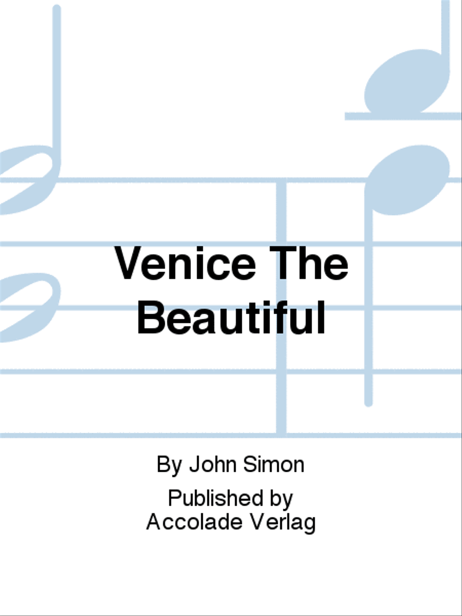 Venice The Beautiful 4-Part scores gallery preview page 1