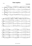 Panis Angelicus for Trombone Quartet