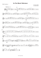 In The Bleak Midwinter for Trombone Quartet Brass Quartet scores gallery preview page 5