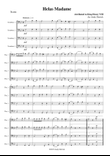 Helas Madame for Trombone Quartet