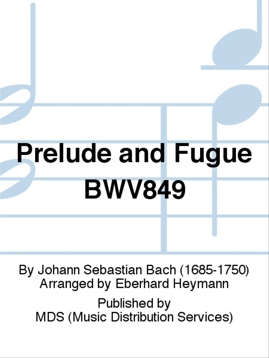 Prelude and Fugue BWV849 Recorder scores gallery preview page 1