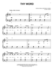 Thy Word (arr. Phillip Keveren)