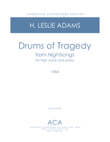 [Adams] Drums of Tragedy (from Nightsongs)
