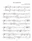 He Leadeth Me (viola & cello duet)
