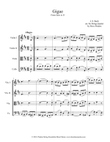 Bach Gigue for String Quartet mini preview