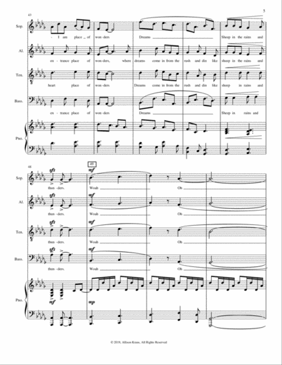 I Am Glad Choir scores gallery preview page 5