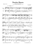 Mozart: 12 Duets K. 487 for Clarinet & Violin