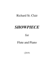 SHOWPIECE for Flute and Piano - Score and Part