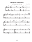 Mixolydian Blues Vamp (with chord voicings added)